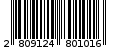 Γραμμωτός κωδικός 2809124801016