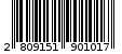 Γραμμωτός κωδικός 2809151901017