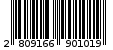 Γραμμωτός κωδικός 2809166901019