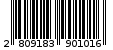 Γραμμωτός κωδικός 2809183901016