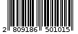 Γραμμωτός κωδικός 2809186501015