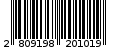 Γραμμωτός κωδικός 2809198201019