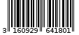 Γραμμωτός κωδικός 3160929641801