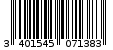 Γραμμωτός κωδικός 3401545071383