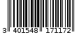 Γραμμωτός κωδικός 3401548171172