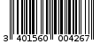 Γραμμωτός κωδικός 3401560004267