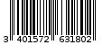 Γραμμωτός κωδικός 3401572631802