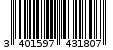 Γραμμωτός κωδικός 3401597431807