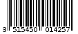 Γραμμωτός κωδικός 3515450014257