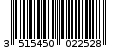 Γραμμωτός κωδικός 3515450022528