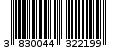 Γραμμωτός κωδικός 3830044322199