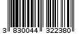 Γραμμωτός κωδικός 3830044322380