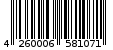 Γραμμωτός κωδικός 4260006581071