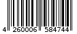 Γραμμωτός κωδικός 4260006584744