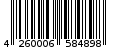 Γραμμωτός κωδικός 4260006584898