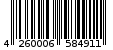 Γραμμωτός κωδικός 4260006584911