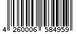 Γραμμωτός κωδικός 4260006584959