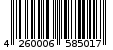 Γραμμωτός κωδικός 4260006585017