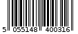 Γραμμωτός κωδικός 5055148400316