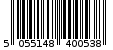 Γραμμωτός κωδικός 5055148400538
