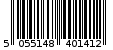 Γραμμωτός κωδικός 5055148401412