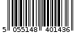 Γραμμωτός κωδικός 5055148401436