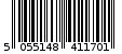 Γραμμωτός κωδικός 5055148411701