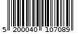 Γραμμωτός κωδικός 5200040107089