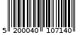 Γραμμωτός κωδικός 5200040107140