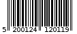 Γραμμωτός κωδικός 5200124120119