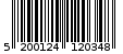 Γραμμωτός κωδικός 5200124120348