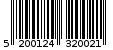 Γραμμωτός κωδικός 5200124320021