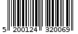 Γραμμωτός κωδικός 5200124320069