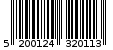 Γραμμωτός κωδικός 5200124320113