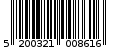 Γραμμωτός κωδικός 5200321008616