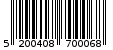 Γραμμωτός κωδικός 5200408700068