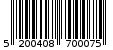 Γραμμωτός κωδικός 5200408700075