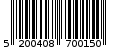 Γραμμωτός κωδικός 5200408700150