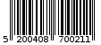 Γραμμωτός κωδικός 5200408700211