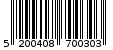 Γραμμωτός κωδικός 5200408700303