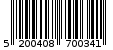 Γραμμωτός κωδικός 5200408700341