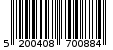 Γραμμωτός κωδικός 5200408700884