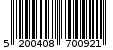 Γραμμωτός κωδικός 5200408700921