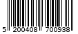 Γραμμωτός κωδικός 5200408700938