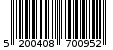 Γραμμωτός κωδικός 5200408700952