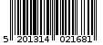 Γραμμωτός κωδικός 5201314021681