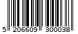 Γραμμωτός κωδικός 5206609300038