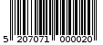 Γραμμωτός κωδικός 5207071000020