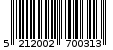 Γραμμωτός κωδικός 5212002700313