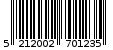 Γραμμωτός κωδικός 5212002701235